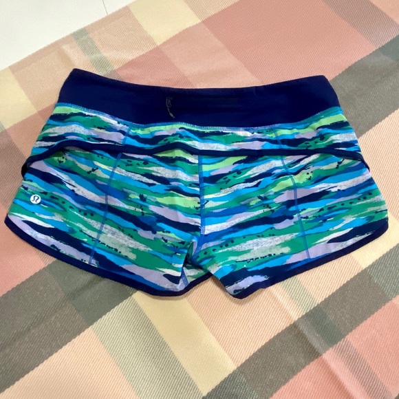 Lululemon Speed Short Seven Wonders Wave Blue - Picture 5 of 8